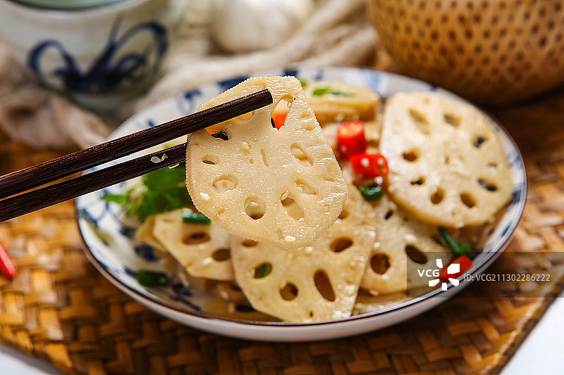 凉拌莲藕图片素材
