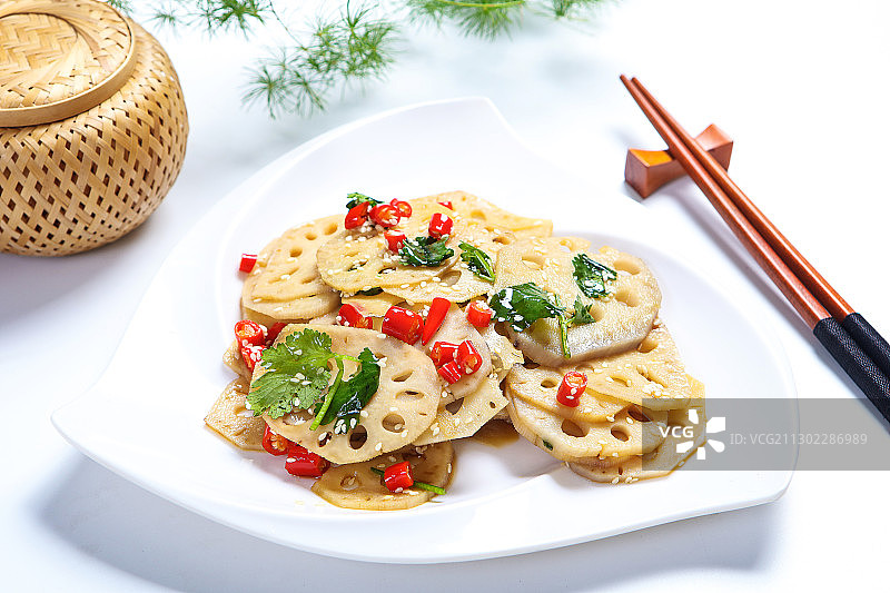 凉拌莲藕图片素材