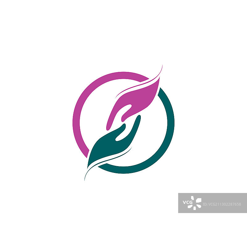 手护理标志模板图标企业图片素材