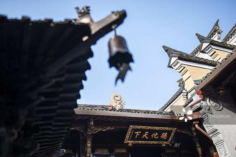 浙江省宁波海曙区佛教居士林图片素材