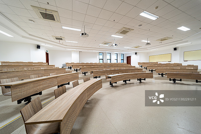 现代化多媒体报告厅图片素材