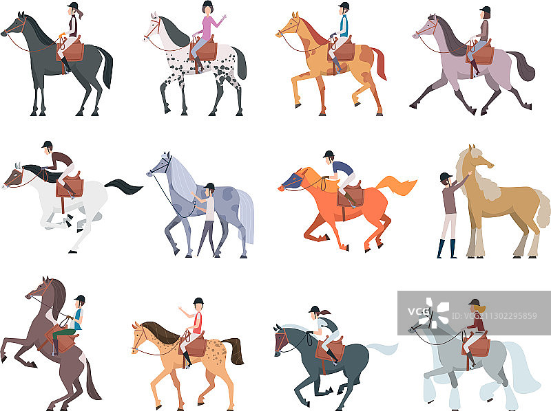 马术运动骑手图片素材