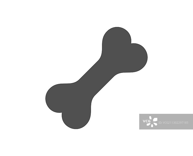 狗骨头宠物食品标志图片素材