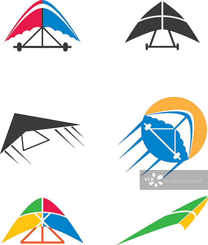 滑翔标志图片素材