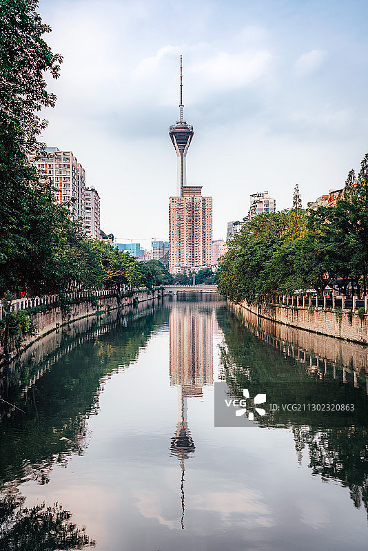 镜像成都图片素材