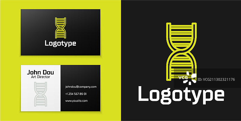 DNA符号标志线条图标图片素材