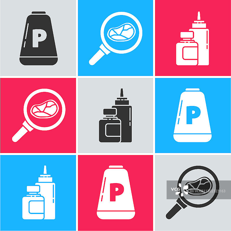 平底锅牛排肉和酱汁组合图片素材