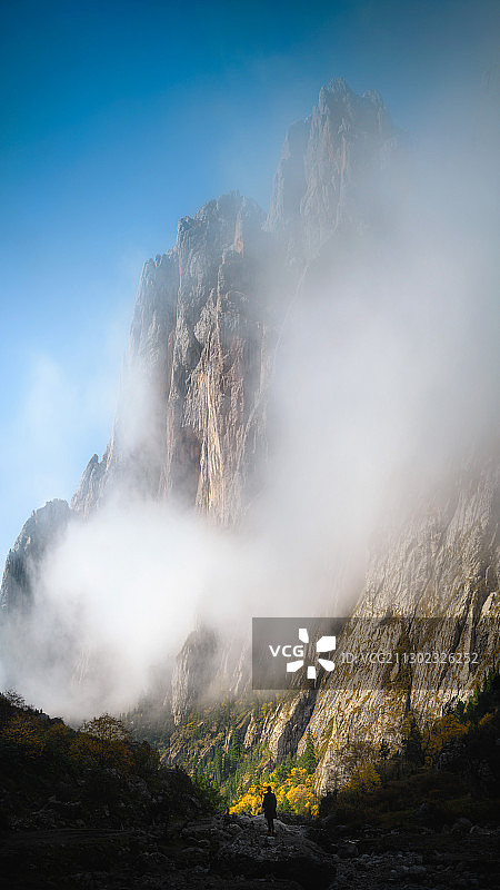 扎尕那之光图片素材