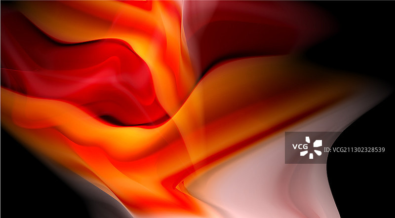 液体颜色在黑色背景上的液体梯度图片素材