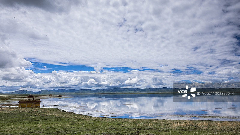 尕海湿地公园图片素材