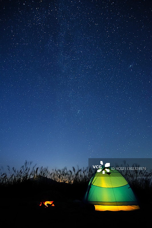 武功山星空图片素材