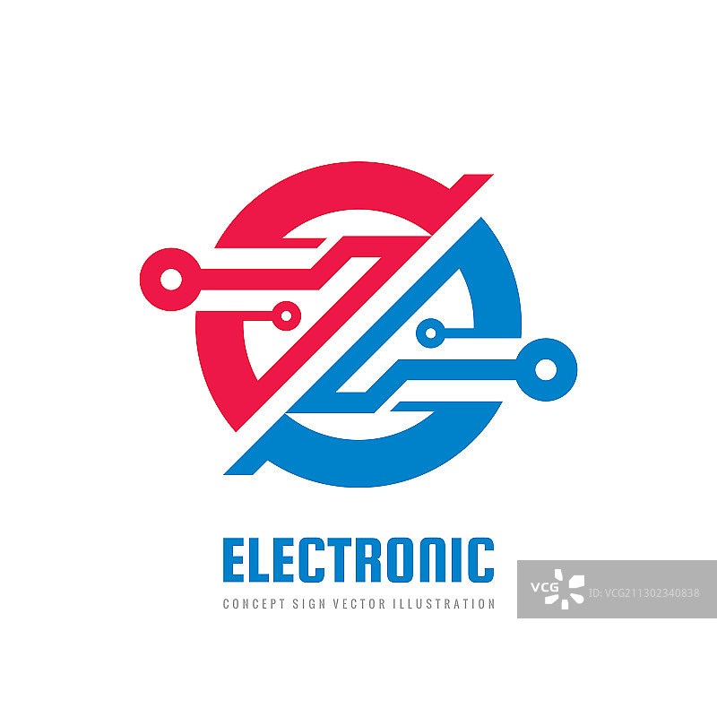 电子芯片商业概念Logo图片素材