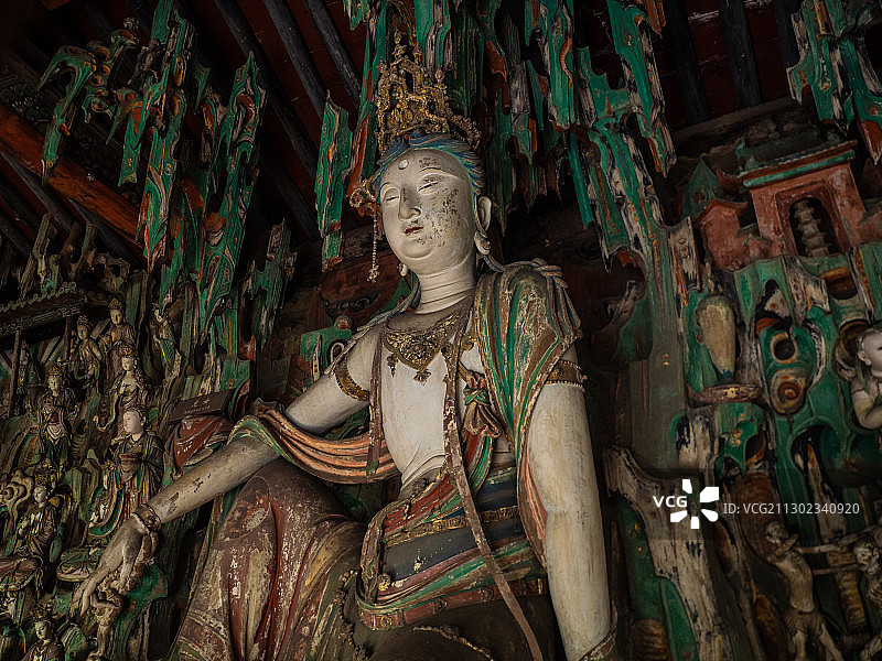 雕塑艺术宝库-平遥双林寺图片素材