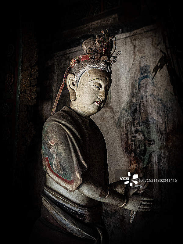 中国古代雕塑艺术宝库——平遥镇国寺图片素材