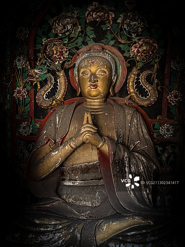 中国古代雕塑艺术宝库——平遥镇国寺图片素材