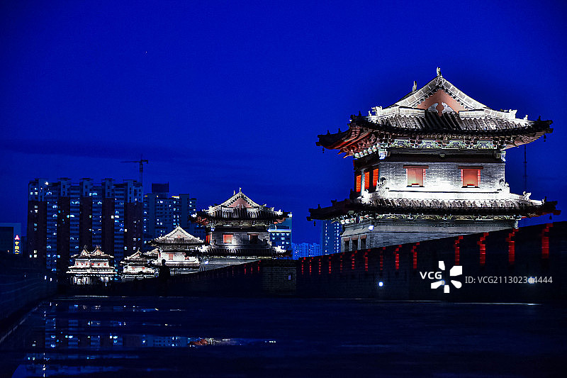 大同城墙图片素材