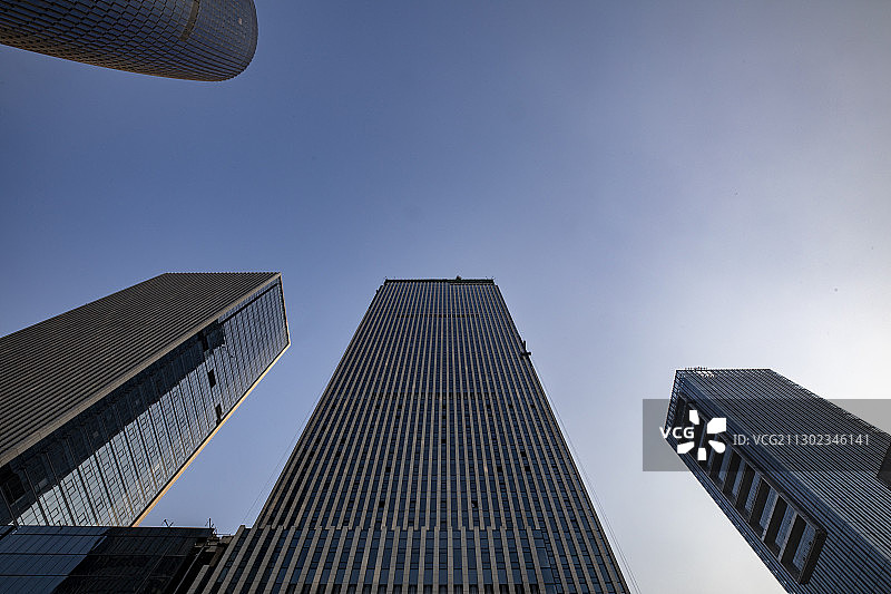 北京丽泽商务区挺拔建筑图片素材
