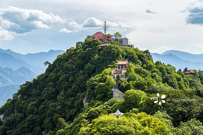 西安南五台风光图片素材