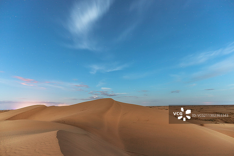 沙漠上的星空图片素材