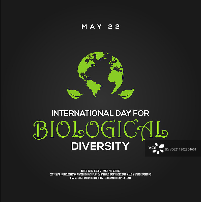 国际生物多样性日设计图片素材