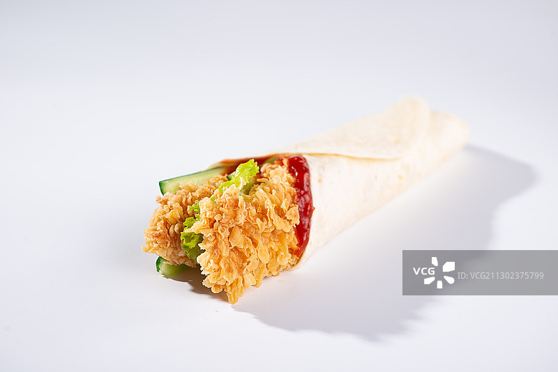 鸡肉卷图片素材
