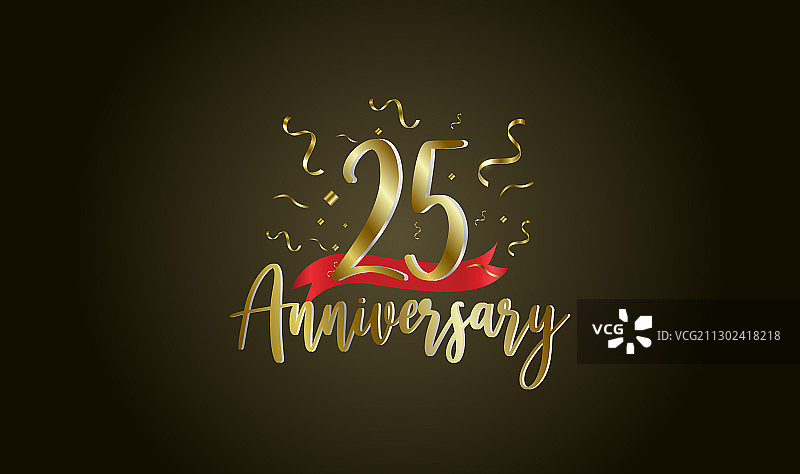 25周年纪念庆典背景图片素材