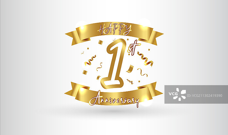 1周年庆典背景图片素材