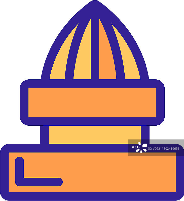 手动榨汁机轮廓图标图片素材