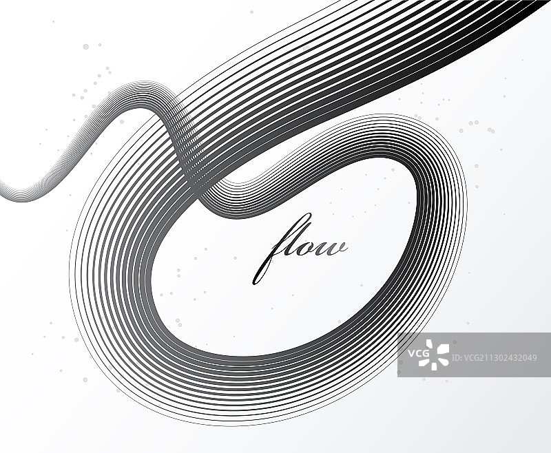 优雅的灰色线条立体抽象背景图片素材