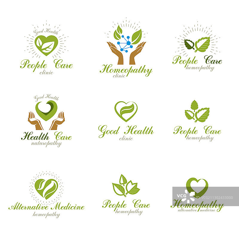 顺势疗法创意符号合集图片素材