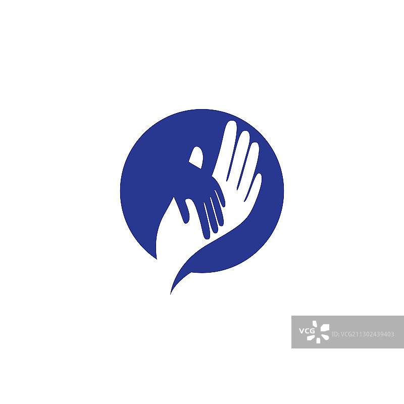 手护理标志模板图标企业图片素材