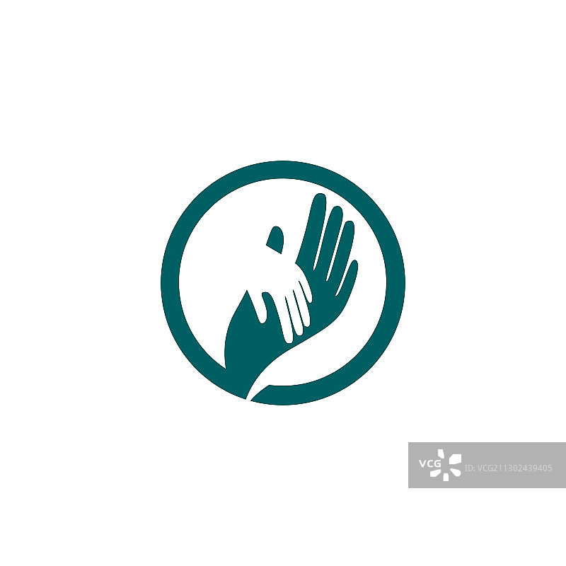 手护理标志模板图标企业图片素材