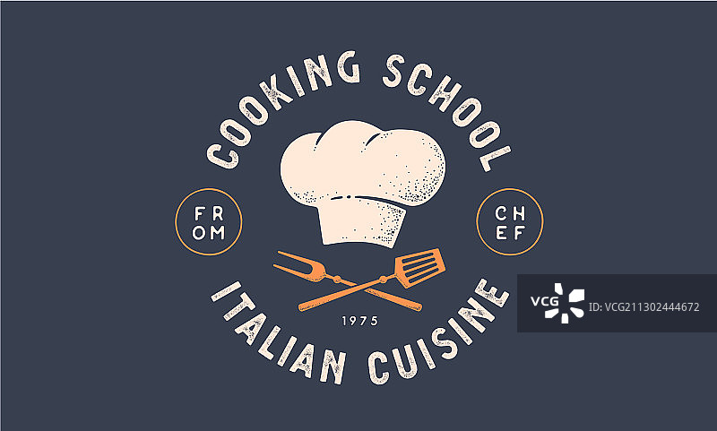 烹饪学校课程食品Logo图片素材