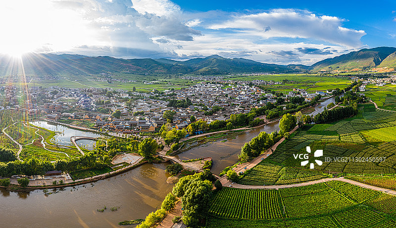 云南省大理州剑川县沙溪古镇图片素材