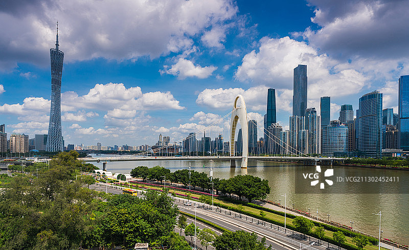 广州城市风光图片素材