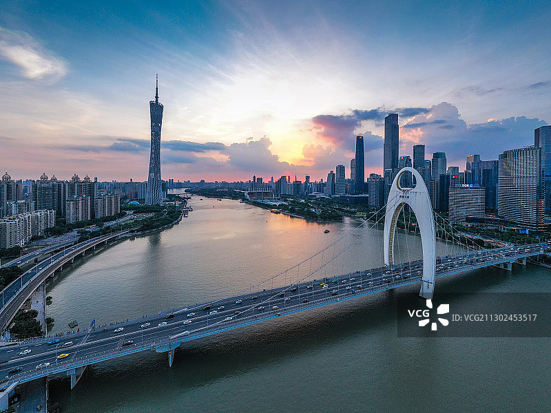 广州城市风光图片素材