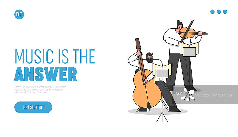 交响乐团古典音乐概念图片素材