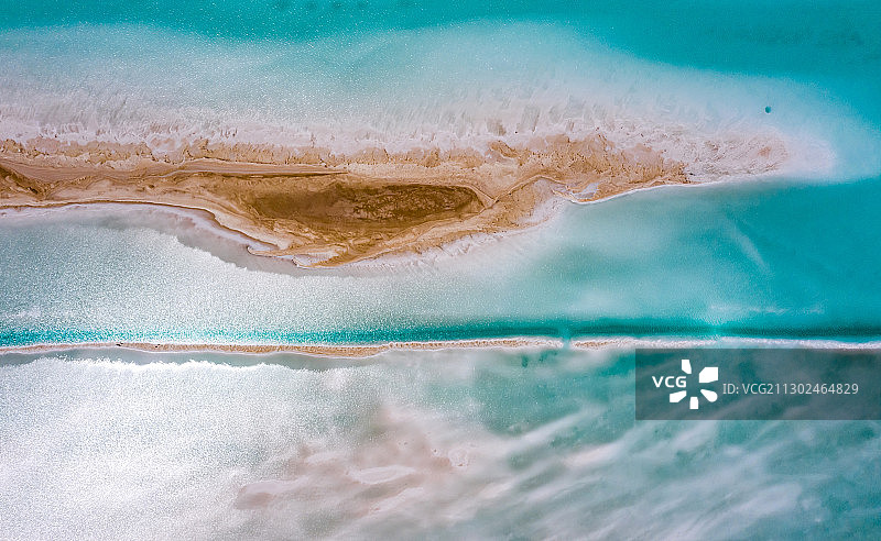 盐湖航拍风光图片素材