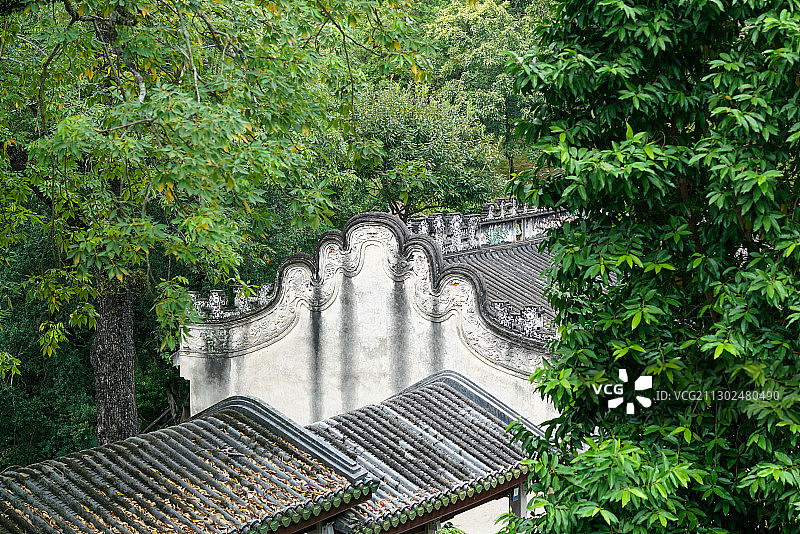 广东省 潮州市 韩文公祠 五行山墙图片素材