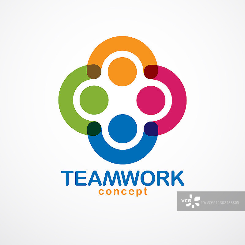 团队合作与友谊概念图片素材