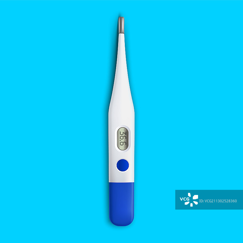 逼真3D医用温度计模型图片素材