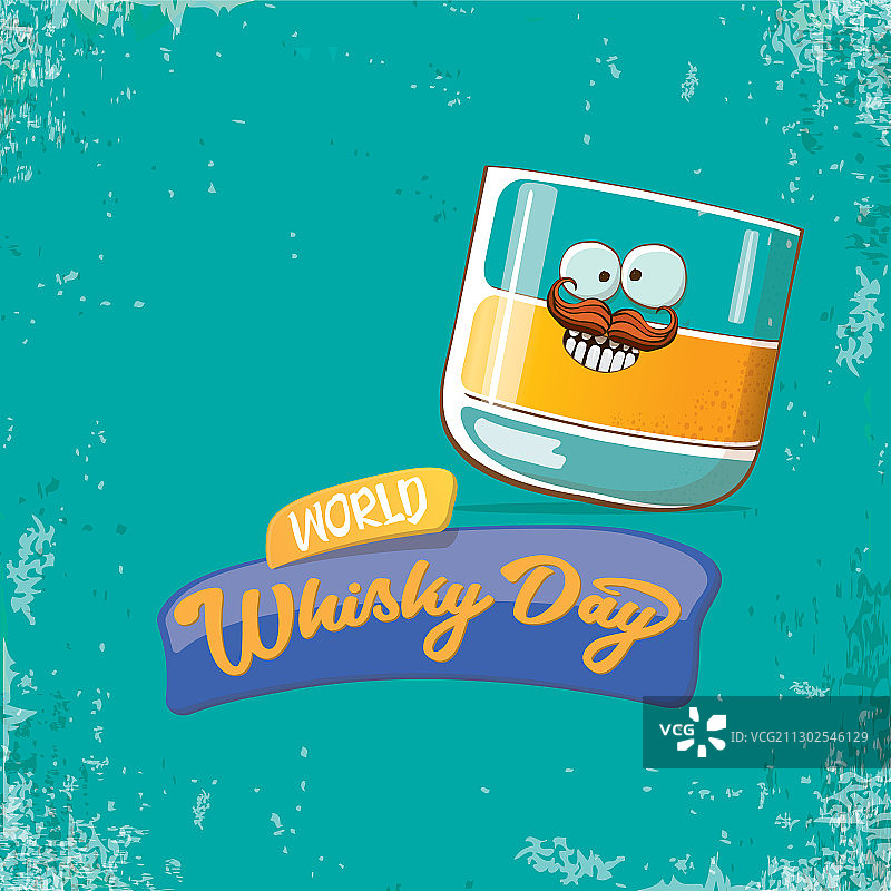 世界威士忌日卡通banner图片素材