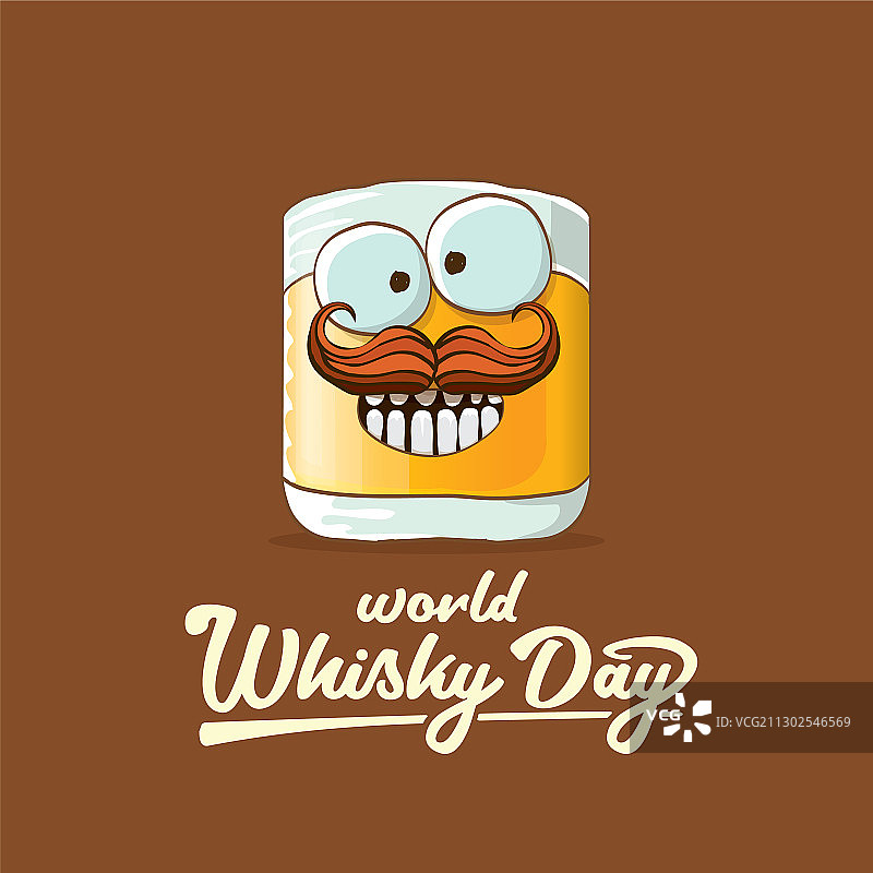 世界威士忌日卡通banner图片素材