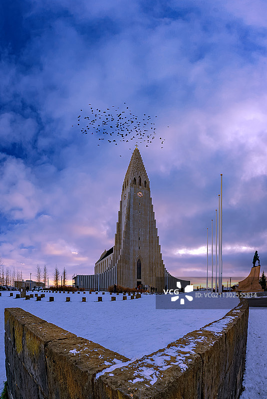 冰岛雷克雅未克大教堂1图片素材