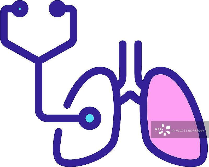 测试表面上的结核分枝杆菌图标图片素材