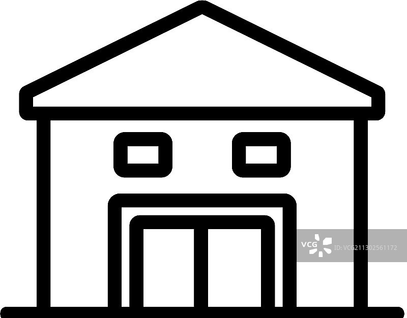 三角形线条图标轮廓图片素材