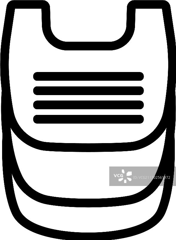 角落打孔器轮廓图标图片素材