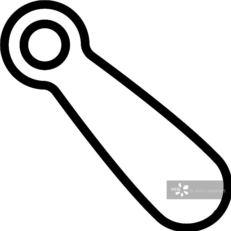 鞋拔子轮廓图标图片素材