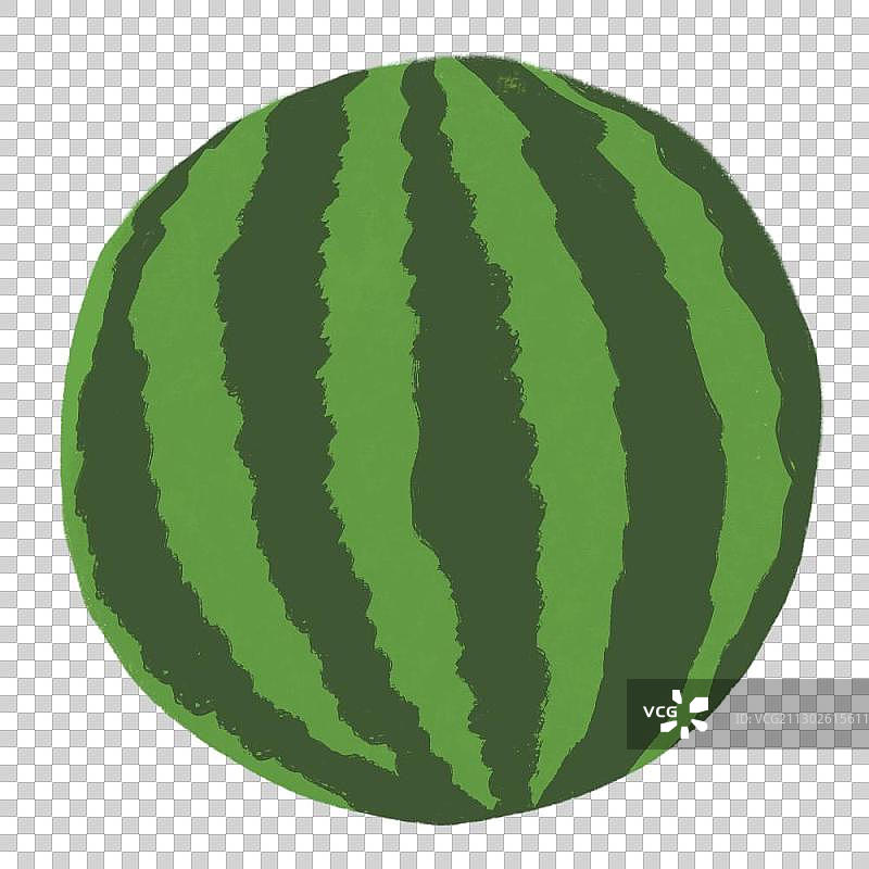 西瓜插图图片素材