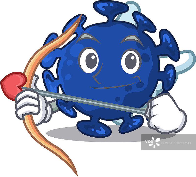 带箭和翅膀的丘比特链球菌图片素材